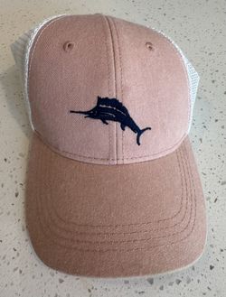 Tommy Bahama Salmon Pink Men's Women’s Adjustable Snapback Hat Cap Golf Sun Beach