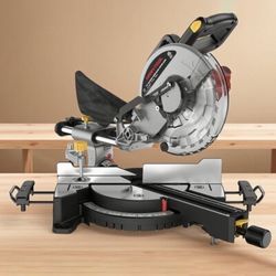 10-inch Sliding Compound Miter Saw 15 Amp0-45° W/ Extension Table Bevel