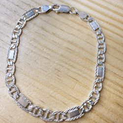 Sterling silver bracelet size 8” 8.6g 5.9mm