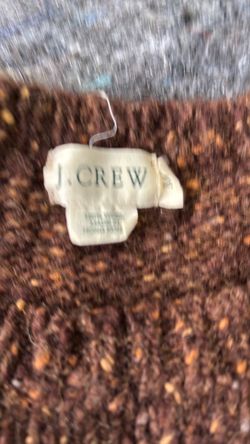 VIntage J Crew rugged Merino wool sweater