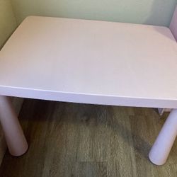 Pink Table Desk 