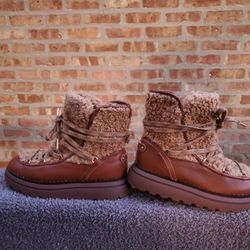 Sam Edelman Orelia Boot Ginger Brown US 7 EU 37 New No Box