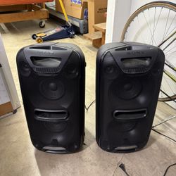 x2 Sony GTK-XB72 Bluetooth Home Audio System  - 470Watt Peak – Extra Bass – Party Chain – Black