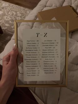 46 Gold floating frames (10 for 5x7, 36 for 4x6)