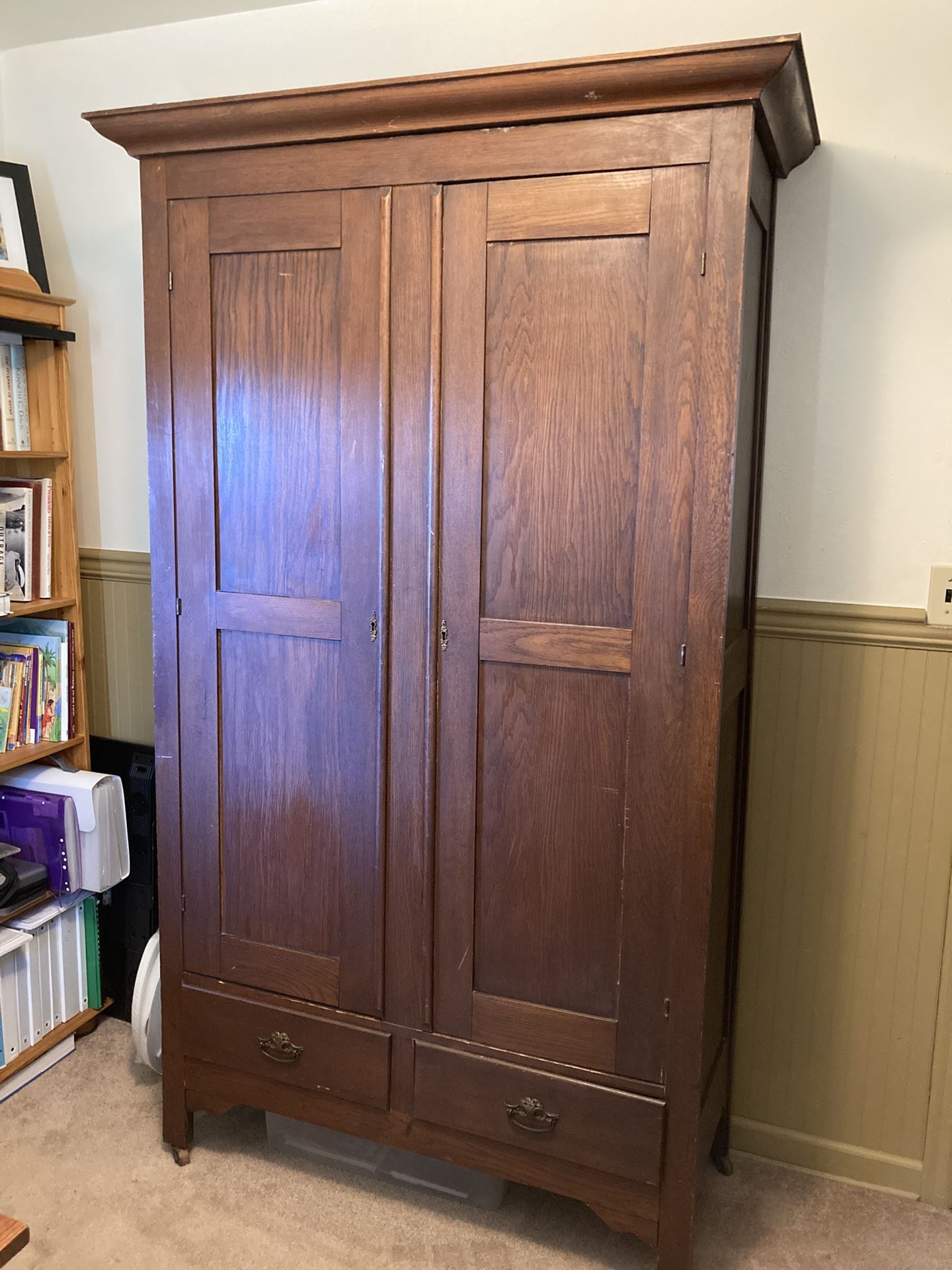 Antique Wooden Armoire