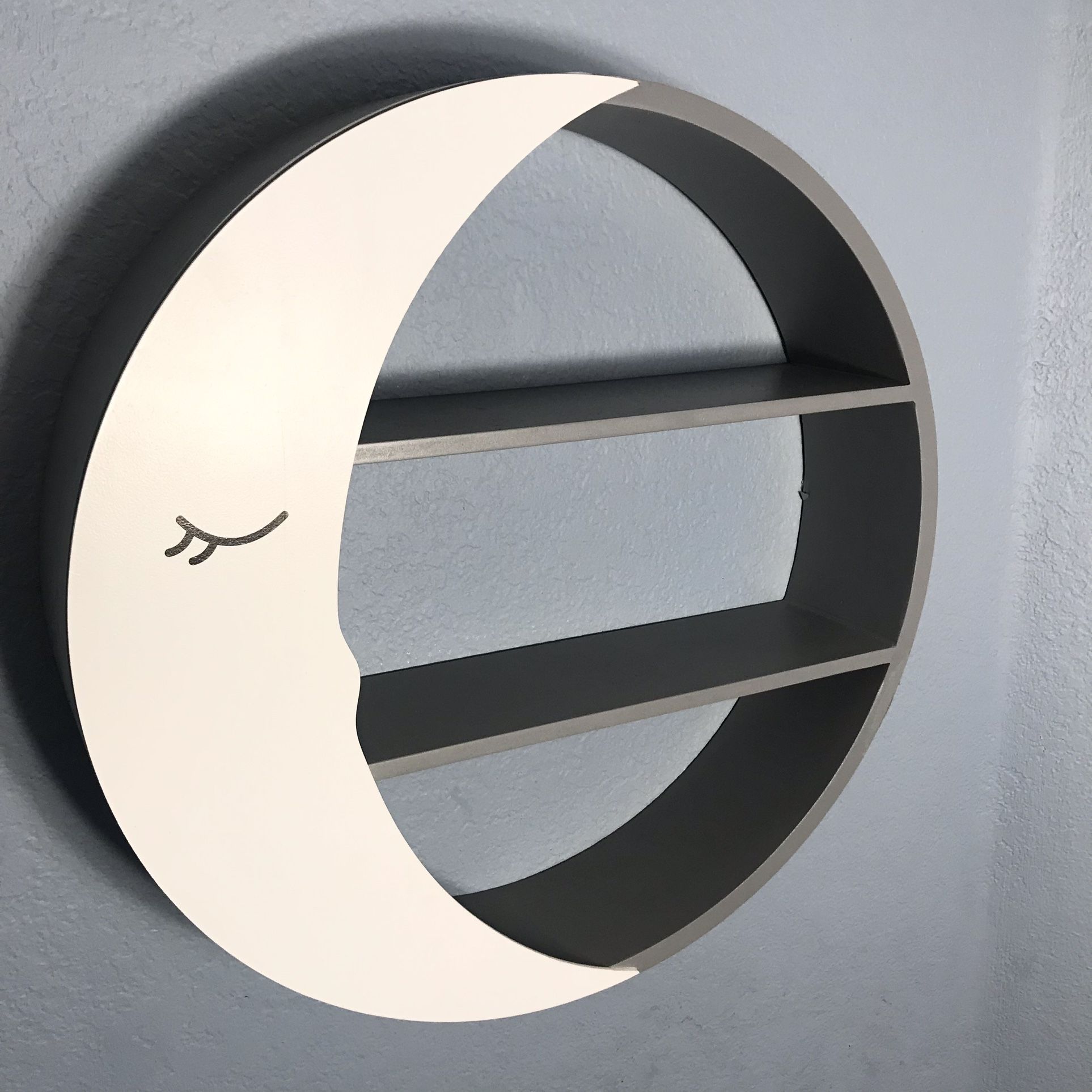 Baby Room Moon Shelf Wall Shelf For Newborn 