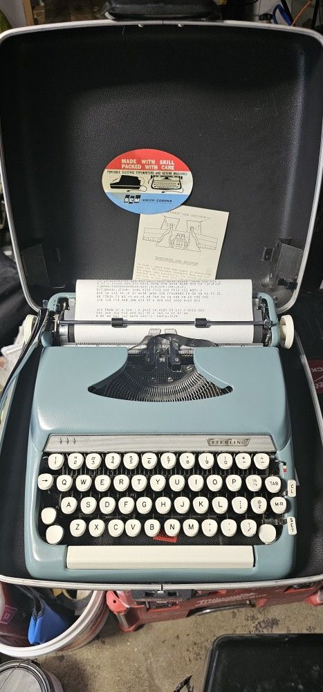 Sterling Typewriter 1970s