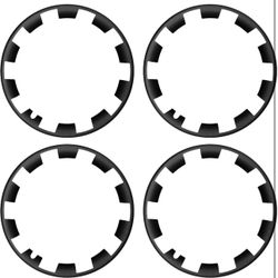 Model Y Wheel Rim Protector, 4/Rim Protection Accessories (Matte Black, 20")  