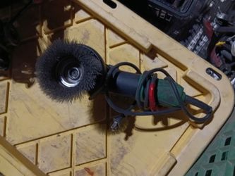 Angle Grinder + FULL Ammo Can of Attachments