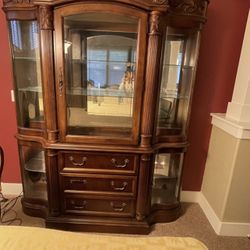 Lighted Buffet Hutch