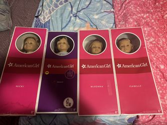 American Girl Doll Girl Of Years Grace McKenna and Isabelle