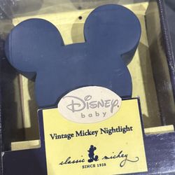 Mickey Ears Navy Nightlight 