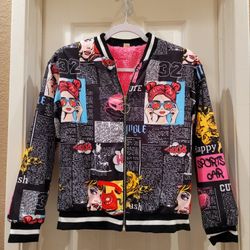  Hip Hop/ Comic Bomber Style Jacket