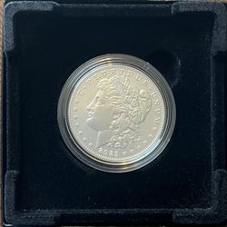 BU 2023 Morgan Silver Dollar  .999 FS, Mint Condition OGP COA