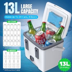 BRAND NEW 13L Poolside Hard Cooler with Ice Crystal Box Keeps Ice for up to 72 Hours