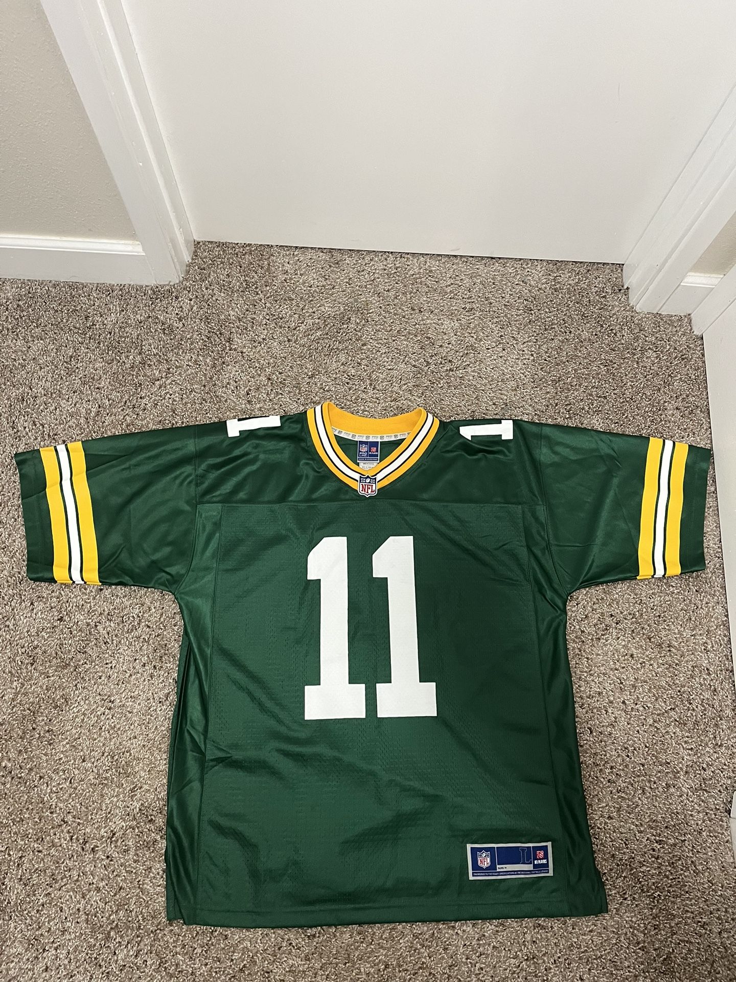 Rare Large Signed NFL Pro Line Trevor Davis # 11 Green Bay Packers Jersey men’s size Large