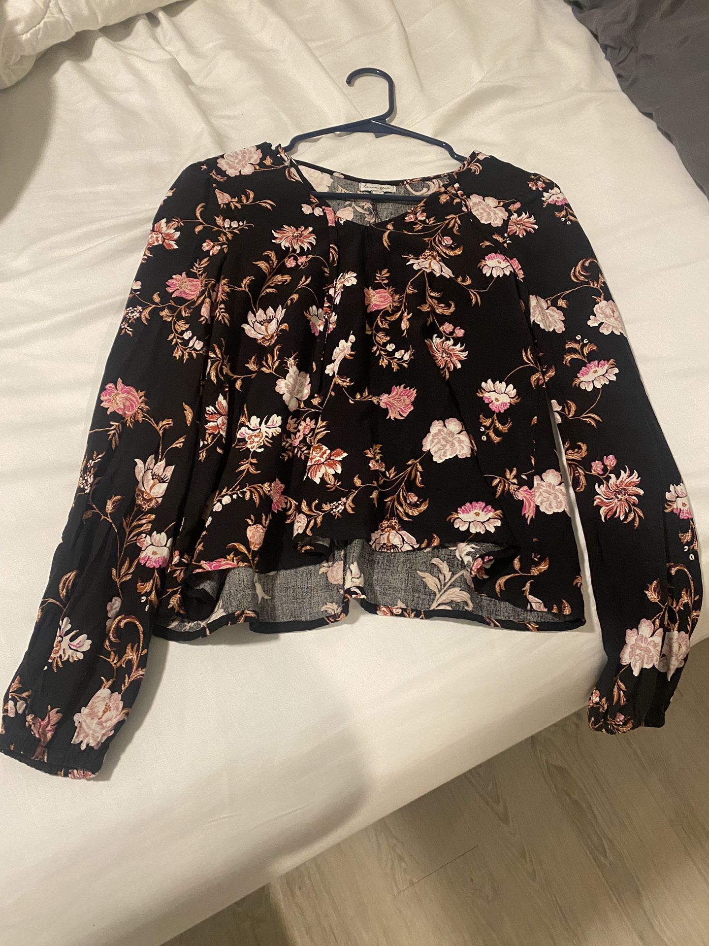 Black Flower Shirt