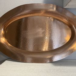 Oval Copper Tray