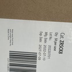 8Fr And 10 Fr Cases Of 50 