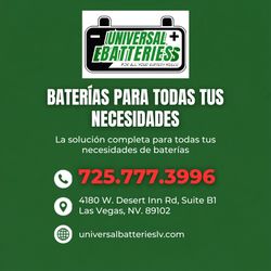 Vendemos Baterias Usadas comenzando $45