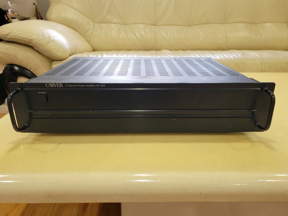 Carver AV-405 5 Channel Power Amplifier.