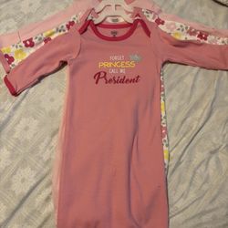 Baby Sleep Gowns - 3 Pack