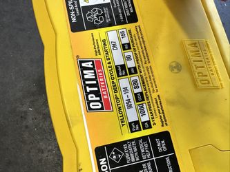 Optima Yellow Top Battery 880cca