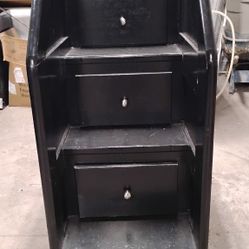 Blk- Lagunga Stairway Chest- 4 Drawers