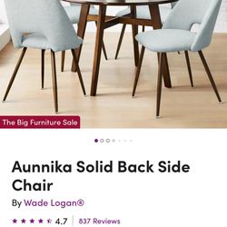 Wayfair Dining Chairs  And Round Table 