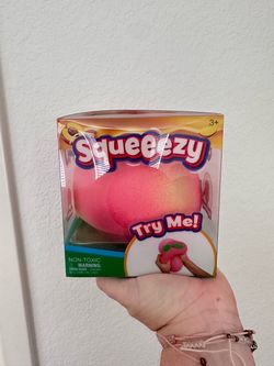 Squeeezy Peach Squishy Stress Toy