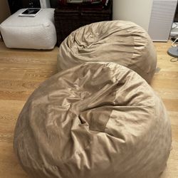 Bean Bag Chairs 3Ft Beige color (2 pieces)