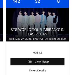 BTS tickets