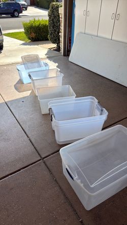 Plastic tubs