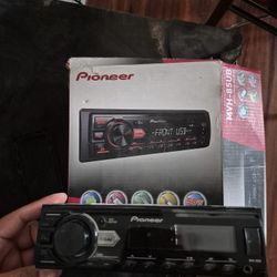 Red Pioneer Stereo