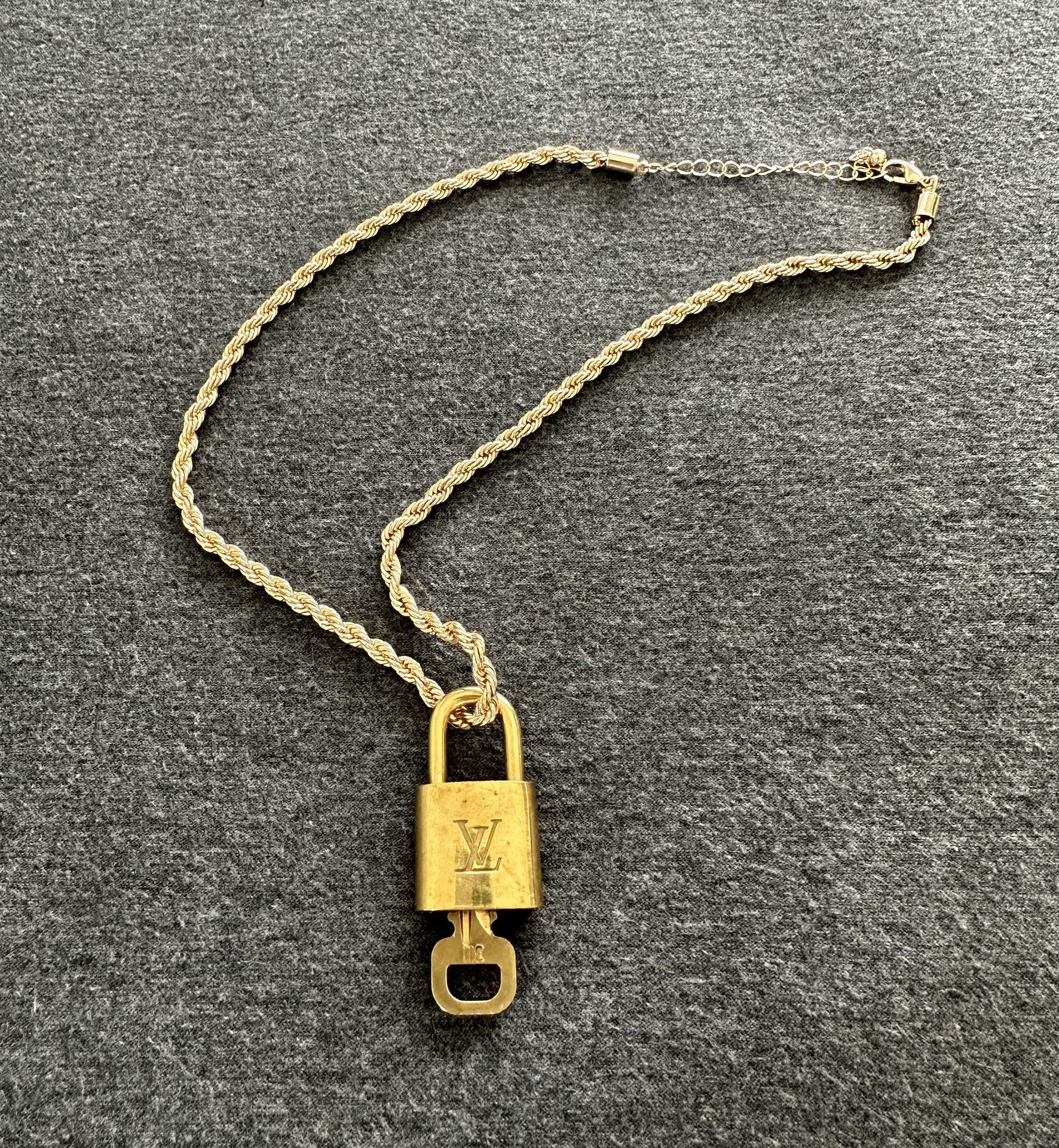 Authentic LV Padlock With Key And Chain