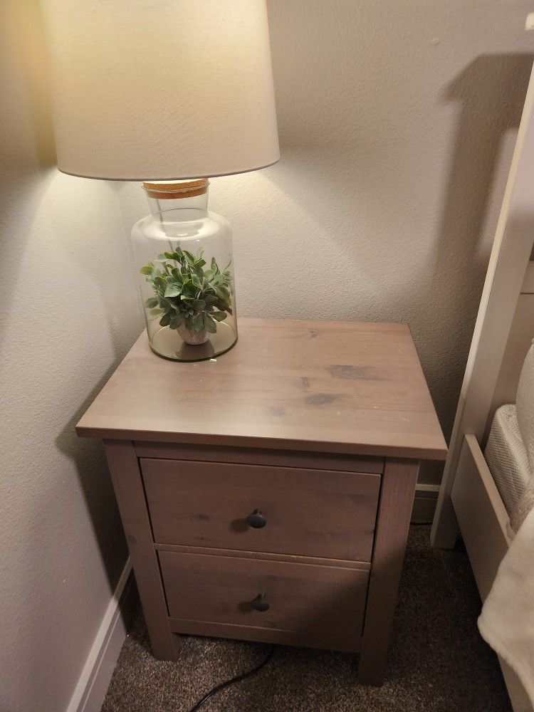 Pair of Nightstands – Modern Vintage Style – Perfect Match for HEMNES Dresser $100 Each