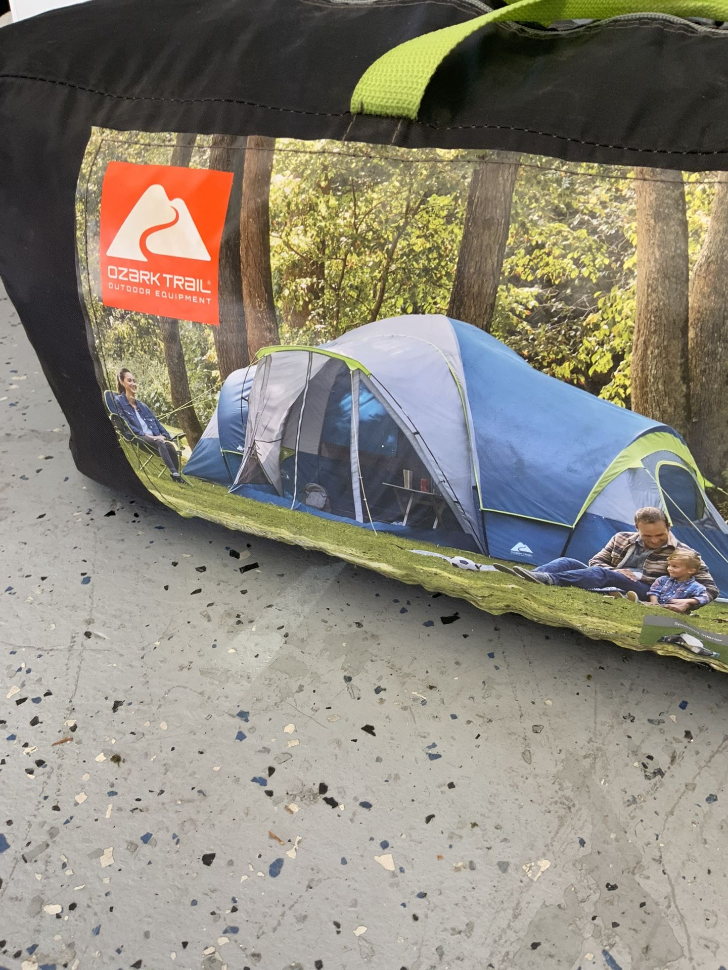 Ozark Trail 10 Person Modified Dome Camping Tent with Screened Porch