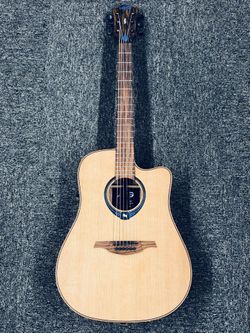 Lag Tramontane HyVibe Dreadnought Acoustic-Electric Smart Guitar