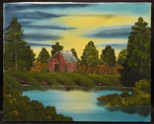 Tranquil Evening, Oil On Canvas