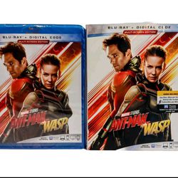 Ant-Man and the Wasp  [Blu-ray + Digital, 2018) New Factory Sealed W/Slipcover