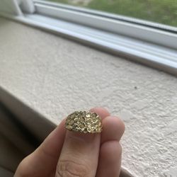 10k Nugget Ring