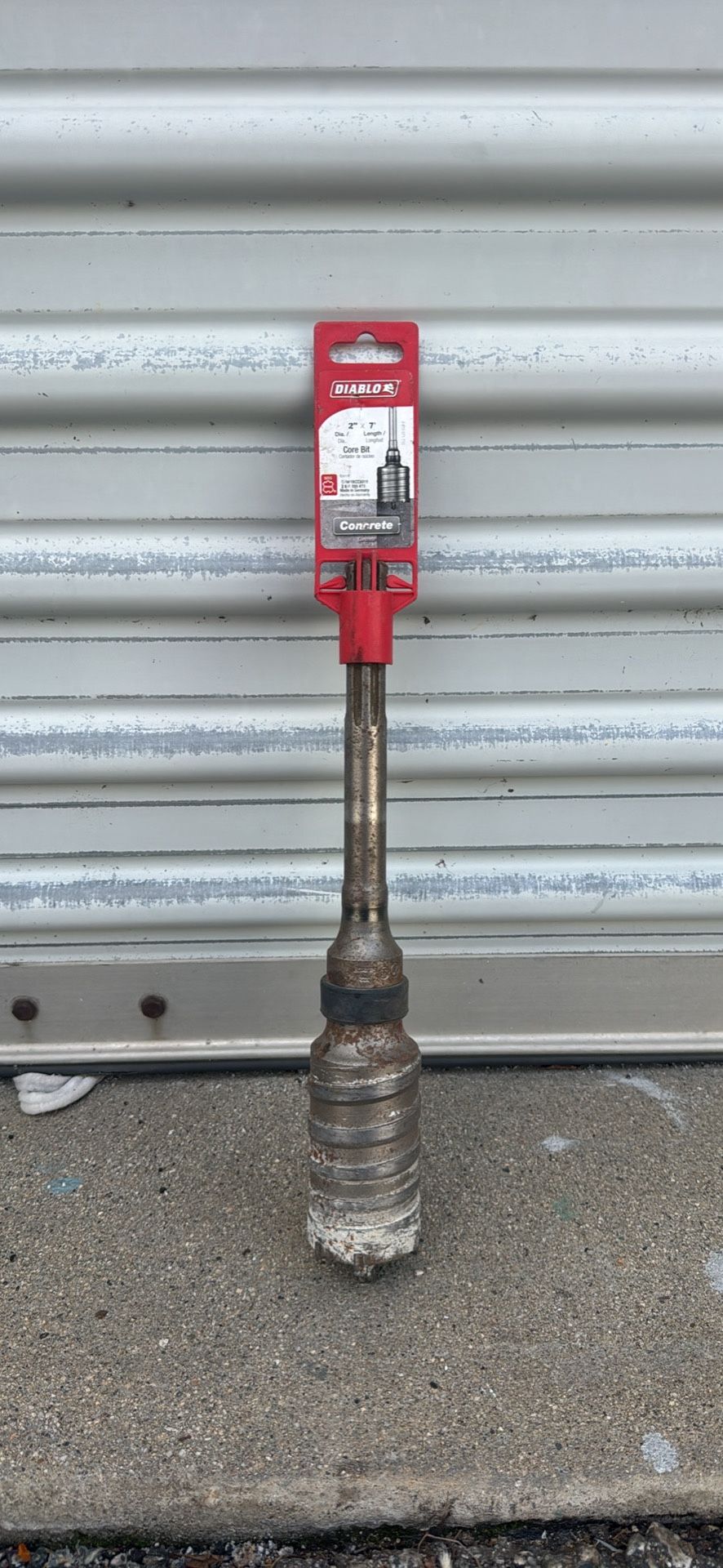 2 in. x 7 in. SDS-Max Carbide Tipped Coring Drill Bit