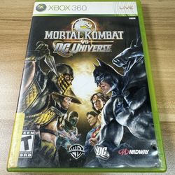 Mortal Kombat Vs DC Universe Xbox 360