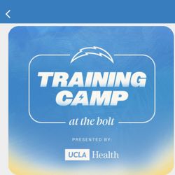 Chargers Training Camp August 7 10am