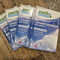 Earth Breeze Laundry Detergent Sheets