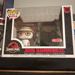 John Hammond Funko Pop With Gates 