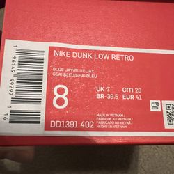 Nike Dunk Low Retro Blue Jay 