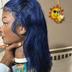 Blue Wig 