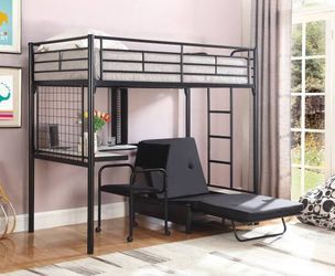 Twin Workstation Loft Bed ONLY $399- SALE! Best Prices!