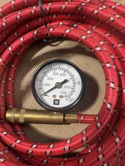 Genuine GM Factory Air Hose With Tire Pressure Gauge